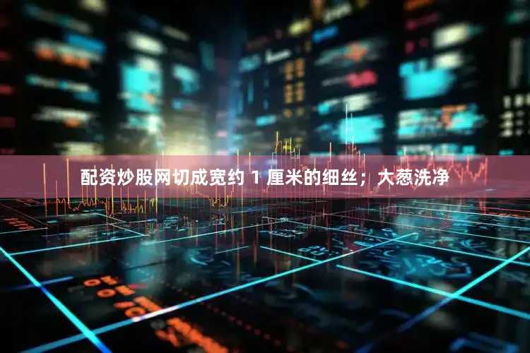 配资炒股网切成宽约 1 厘米的细丝；大葱洗净
